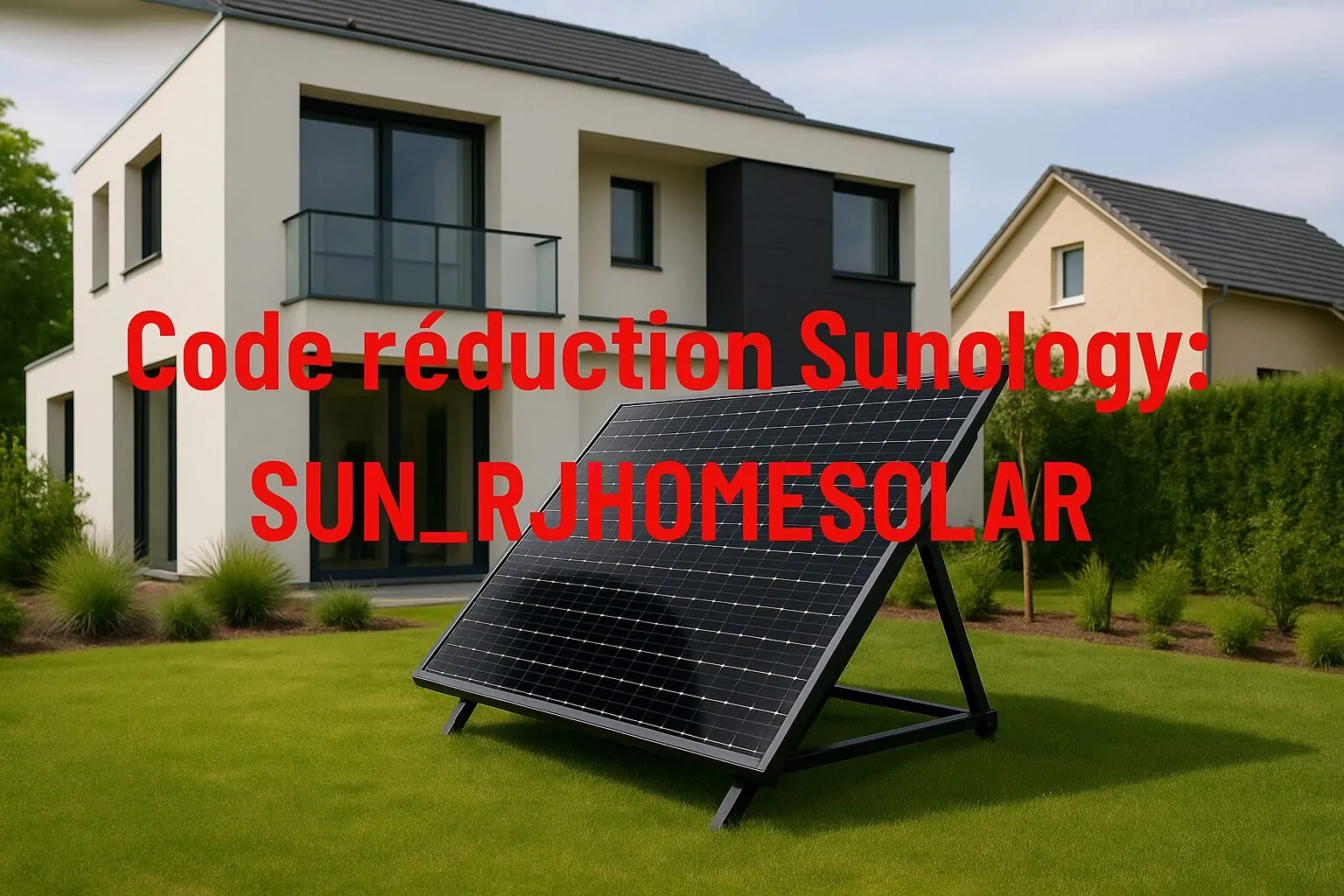 Quel code promo Sunology utiliser pour obtenir une réduction immédiate avec SUN RJHOMESOLAR