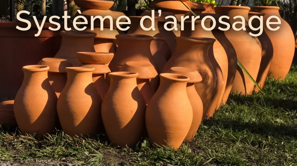 légumes et plantes arroser avec des oyas