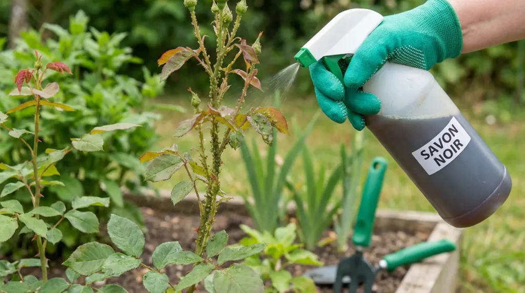 recette de savon noir utiliser contre les pucerons