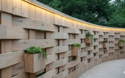 Comment avoir une clôture en bois originale pour son jardin ?