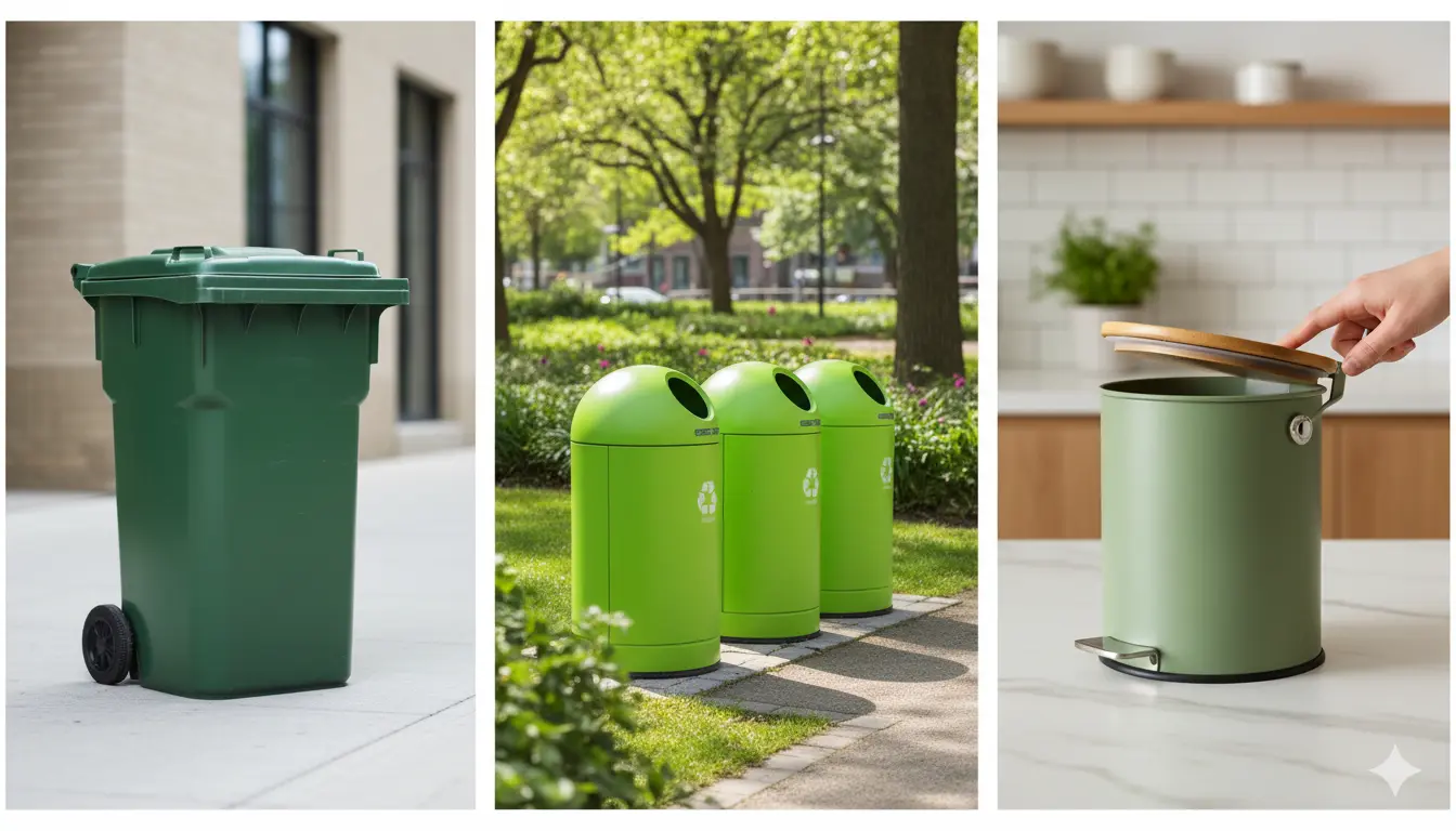 poubelle verte