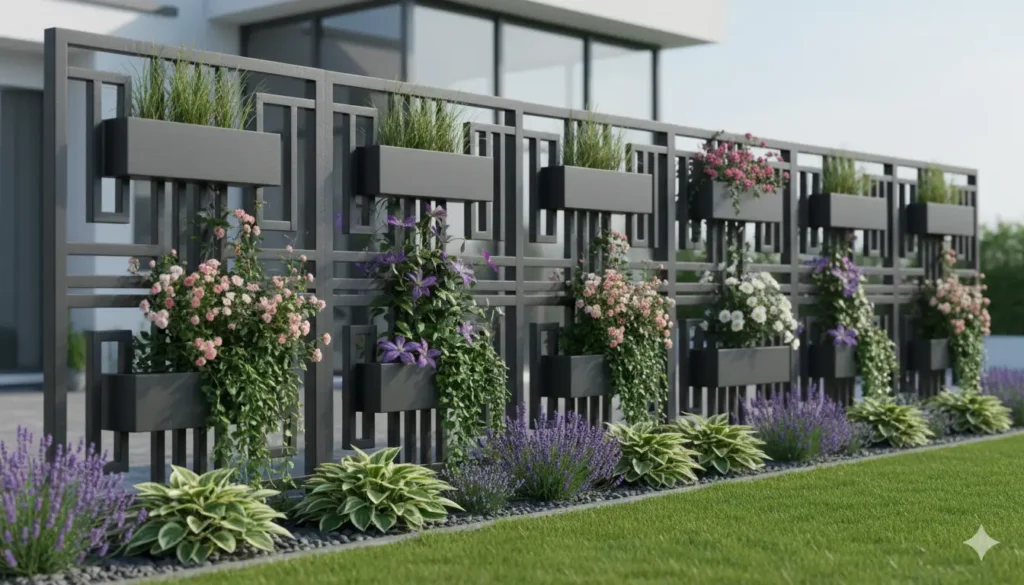 treillage bois peint