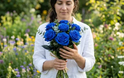 La signification des roses bleues