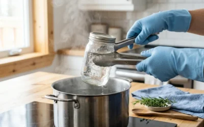 Comment bien stériliser un bocal à la maison