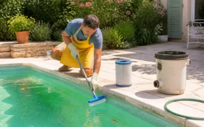 Eau de piscine verte et remède de grand-mère