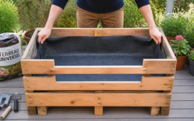 Comment fabriquer une jardinière en palette facilement