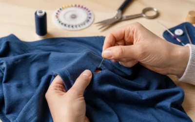 Réparer ses vêtements sans machine avec des gestes simples